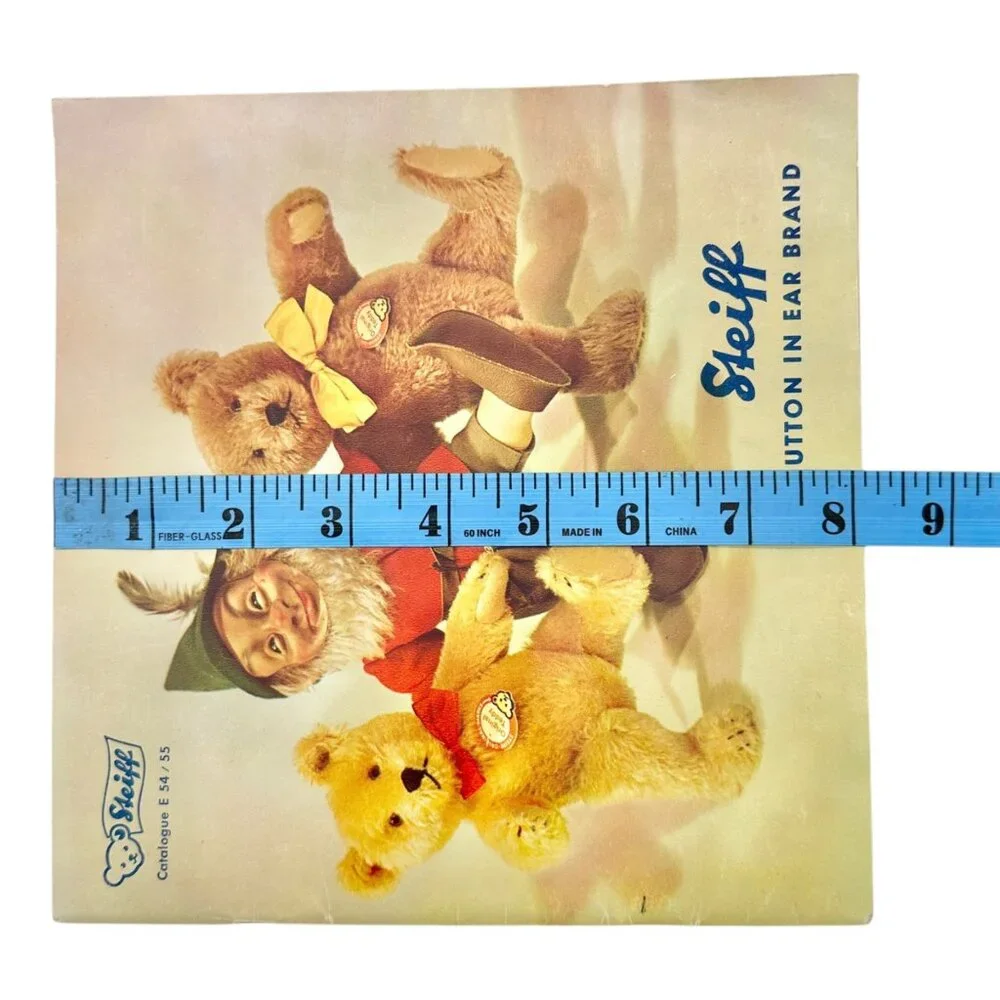 Vintage Steiff Catalogue E 54/55 With Iconic Button In Ear Logo Well Preserved